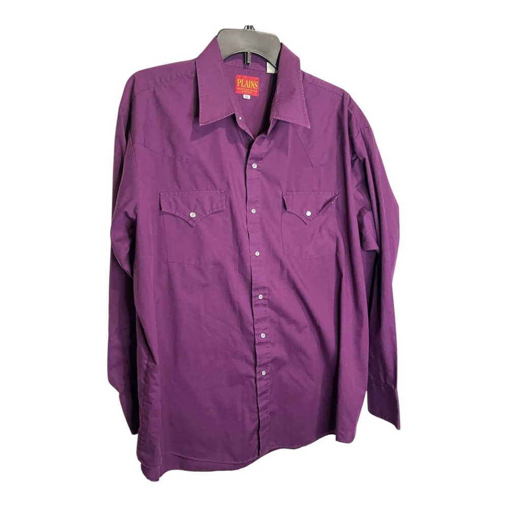 VTG Plains Western Purple Men's Shirt